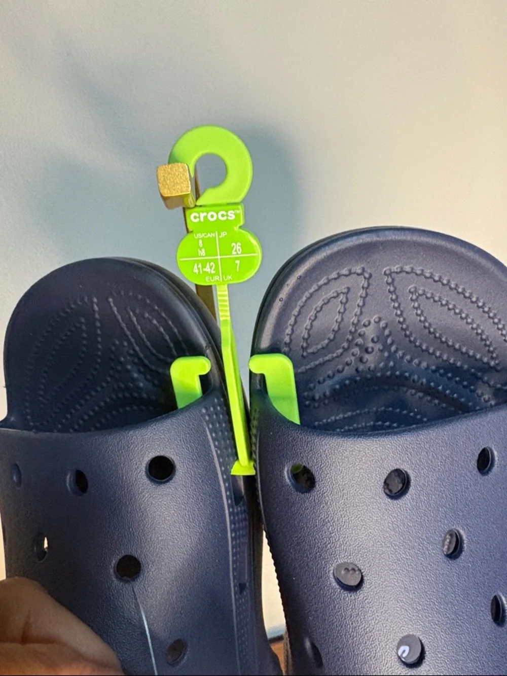 CROCS Navy Blue Slide Sandals